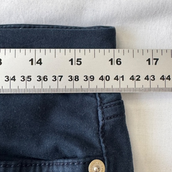7 For All Mankind Women's Jegging Pants Dark Navy Preppy Stretchy Size 30 - Picture 10 of 13